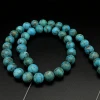 Wholesale 4/6/8/10/12mm Polished Turquoise Beads Natural Round Loose Stone Beads For Jewelry