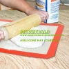 Wholesale 5 feet x 2 feet silicone baking pads clear fiber glass silicone cutting mat silicone mat for fondant &amp; baking