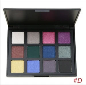 Wholesale Beauty 12 Colors Eyeshadow Palette High Pigment Professional Makeup Cosmetics Eye Shadow Powder with Private Label