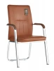 Wholesale cheap stackable conference meeting room PU leather office chair with arm rest