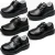 Import Wholesale custom students black school uniform children kids genuine leather dress shoes from China