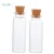 Import wholesale customized 5ml 6ml 7ml 8ml 10ml 15ml  small round clear glass cosmetic bottle  with cork from China