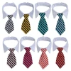 Wholesale Fashionable Pet Accessories Striped Formal Neck Tie Party Tuxedo Cat Dog Collar Bow Tie