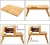 Import Wholesale Foldable and Adjustable Portable Laptop Desk Breakfast Bed Table Serving Tray with Drawer from China