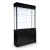 Import Wholesale Glass Display Cases Panoramic Tempered Glasses Display Cabinet Tower Display Cabinet Showcase With Adjustable Light from China