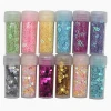 Wholesale Glitter Shimmer Diamond Shining DIY Materials Hollow Out Laser Love Heart Sequins