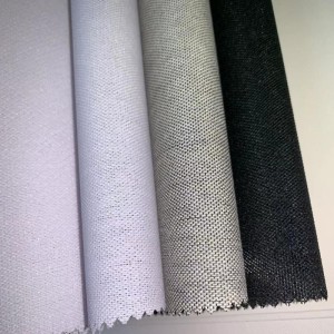 Wholesale Hat Stiff Fusible Woven Polyester Manufacturer Interlining Fabric for Cap