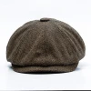 Wholesale Herringbone Newsboy Caps Baker Boy Cabbie Ivy Hats