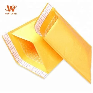 Wholesale High Quality Shockproof Self-seal Air Bubble Wrap Padded Express Mailing Bags Shipping Packaging Kraft Paper Envelope