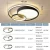 Wholesale household modern aluminum round acrylic dimmable luxury led ceiling light