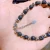Import Wholesale Men Women Jewelry 6mm Volcanic Rock Black  Stainless Steel Beadeds Charm Bracelet from China