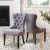 Import Wholesale Modern Design velvet Tufted Upholstered Home Furniture Wingback Side Beige Dining Room Chair for dinner from China