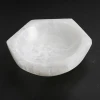 Wholesale Natural High Quality Natural Gypsum Selenite Quartz Crystal Carved Healing Bowl
