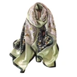 Wholesale Newly Design Promotion Women Long Polyester Silk Scarf Shawl