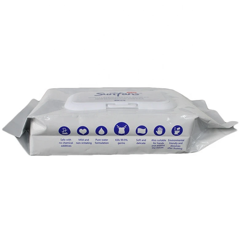Wholesale non-woven cleaning custom wet wipes