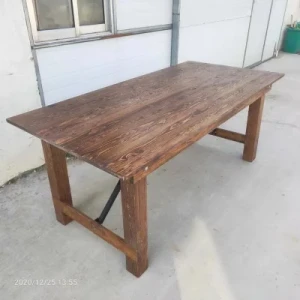 Wholesale Outdoor Garden Foldable Farmhouse Dining Beer Tables