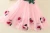 wholesale pakistani indian new models white pink flower 2 years old kids girl child birthday party dress