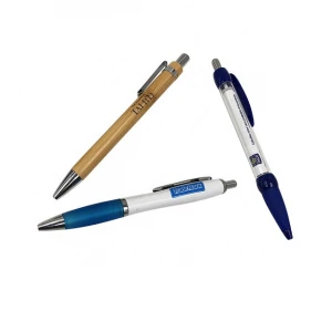 Wholesale Plastic Cheap Rubber Grip Retractable Ballpoint Pen With Customized Logo