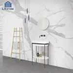 Wholesale Popular White Sintered Stone Wall Slab Cut-to size Porcelain Tile  For American House