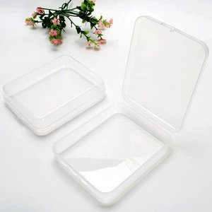 Wholesale pp packaging storage case makeup plastic box with sponge