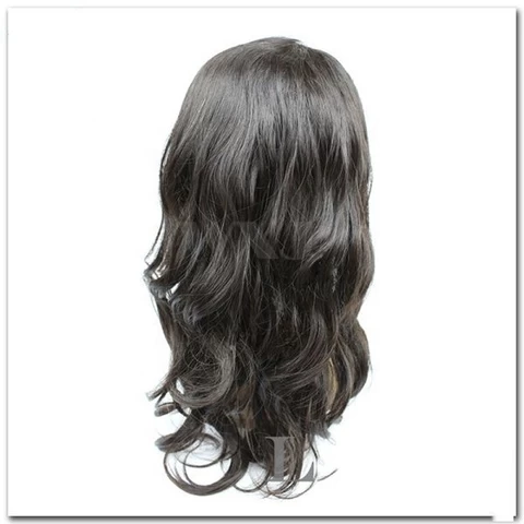 Wholesale price 100% human hair wig natural wave wig closures human hair