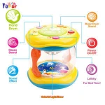 Wholesale Set Of 3 Trumpet, Drum And Harp Music Toys With Batteries, Musical Instruments For Baby Learning And Entertainment