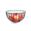 Wholesale Simple Metal Organizer Home Wire Black Iron Kitchen Fruit Basket