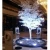 Import wholesale wedding display prop decorative faux silk plant white ficus leaf tree artificial plants of leaves from China