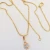Import Wholesale Yili Jewelry Fashion New Crystal Evening Dress Little Girl 18K gold pendant necklace for Woman from China