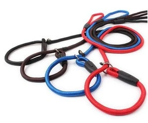 WIIPU  Pet Dog Nylon Rope Training Leash Slip Lead Strap Adjustable Traction Collar