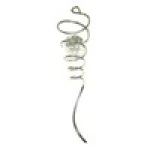 Wind Spinner Stabilizer Gazing Ball Spiral Tail Cyclone Yard Twister Copper Wire Glass Orb
