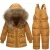 Import winter clothing set baby girls boys down jacket outerwear -30 degree new design waterproof alpine  ski suit overall jumpsuit from China
