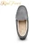 Import Winter Warm Handmade Faux Fur Lined Suede Leather Upper Moccasins Ladies Loafer Shoes from China