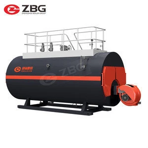 WNS Fire tube Industrial gas/oil boiler 8 ton for food industry double steam boiler