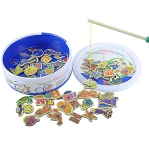 Buy Wood Magnetic Letter Fishing Game Toy from Jinhua Songjia Wood