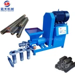 Wood sawdust charcoal briquette extruder machine