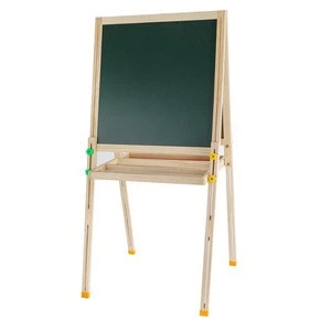 Wood Standing Kids Easels Art Easel, Blackboard and Whiteboard Large