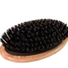 wooden bamboo hairbrush, natural bristle brush, hair brush for fine thin thick hair