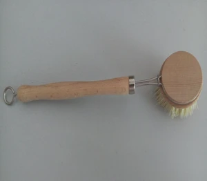 wooden handle Mexico fiber sisal pan brush