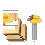 Woodworking Lock Miter Router Bit 1/4 Shank Tenon Cutter Woodwork Milling Cutters