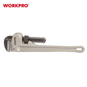 WORKPRO Professional Strength Aluminum Straight Pipe Wrench Plumbing Tool