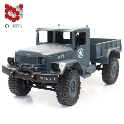 Wpl B-14 2.4G 4WD RC off-Road Climbing Truck with Head Lighting Electric Car RTR DIY B14 Remote Control Car Toy