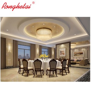 WT-PA-03 Ronghetai hotel current fashionable restaurant furniture table and chairs  10 seater dining table
