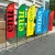 Wuhan JW Advertising double sided teardrop banner material beach feather flag