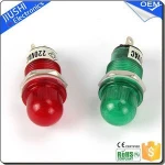 XD15-2 panel mounting hole 15mm 24v 220v equipment signal lamp indicator light red green emblaze