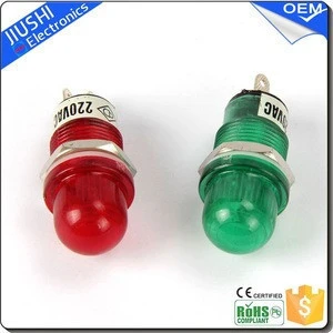 XD15-2 panel mounting hole 15mm 24v 220v equipment signal lamp indicator light red green emblaze