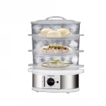 xiaomi morphy richards Hotel Household Tiered Food Steamer Stainless Steel Electric Steamer