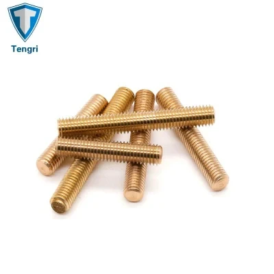 Yellow Zinc Plated High Quality Stud Bolt and Nut