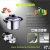 Import Yiwu Kitchenware Customized Stainless Steel High Pressure Cookers Set with Glass Lid from China