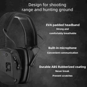 ZH Foldable Active Comfortable Ear Cushions PROHEAR EM030 Electronic Portable Bluetooth Shooting Headphones